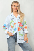 PRINTED STRIPE SHIRT (15139768336768)