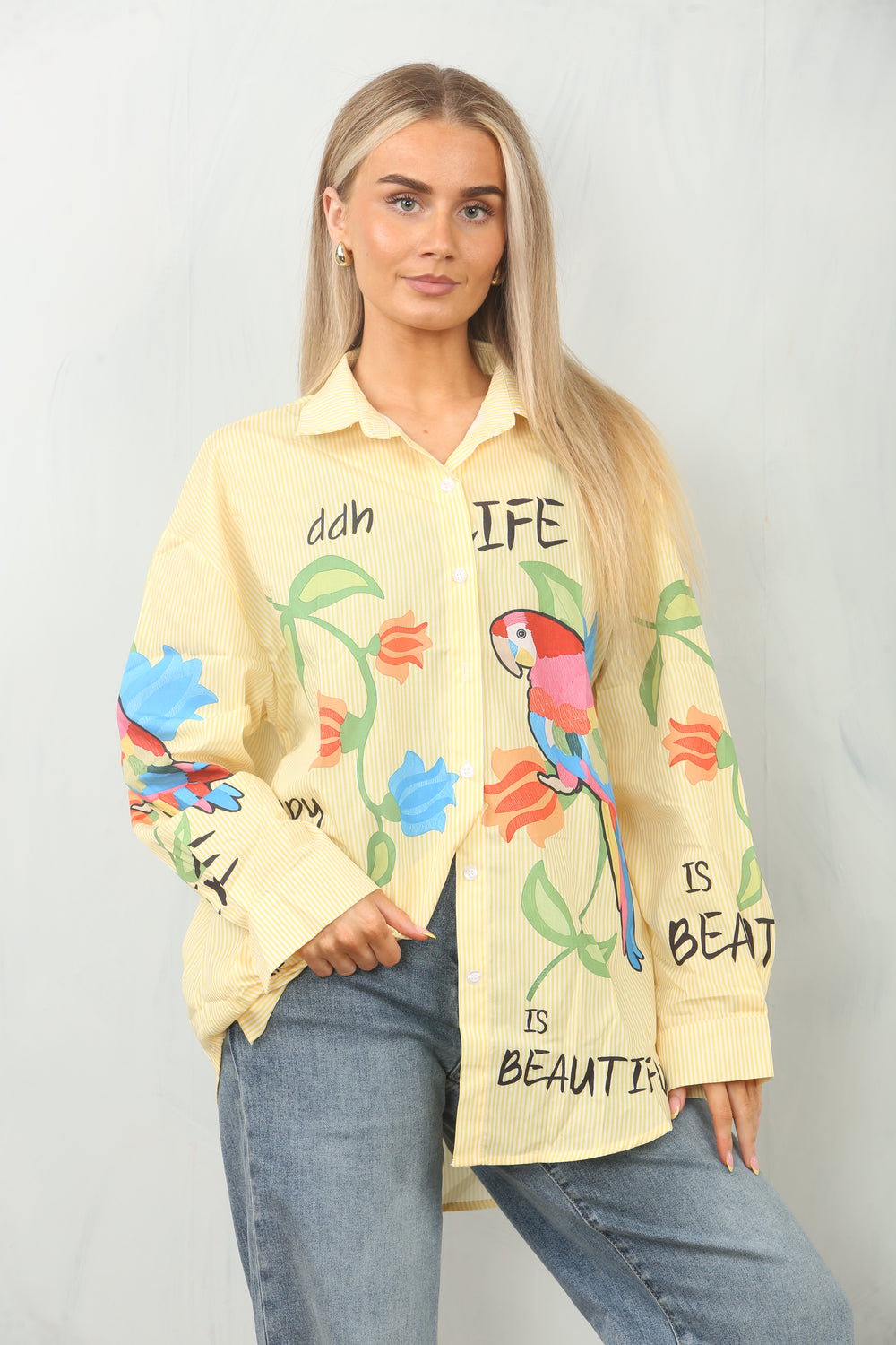 PRINTED STRIPE SHIRT (15139764732288)