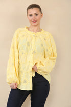 EMBROIDERED SEQUIN SHIRT (15089447862656)