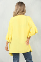 FRILL SLEEVE OVERSIZED TOP (15091771801984)