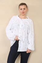 EMBROIDERED SEQUIN SHIRT (15089449533824)