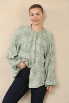 EMBROIDERED SEQUIN SHIRT (15089452188032)
