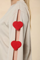 HEART PATCH SLEEVE SWEET (15089454317952)