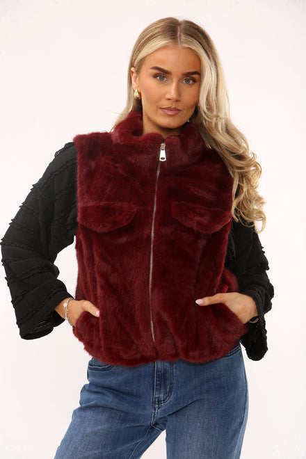 FURR ZIP WAIST COAT (15334308741504)