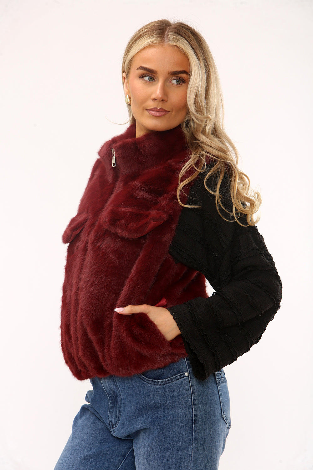 FURR ZIP WAIST COAT (15334308741504)