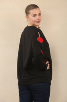 HEART PATCH SLEEVE SWEET (15089453957504)