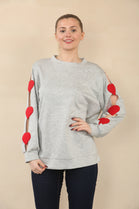 HEART PATCH SLEEVE SWEET (15089454645632)