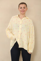 CHEESE CLOTH HEART OVERSIZED SHIRT (15089516052864)