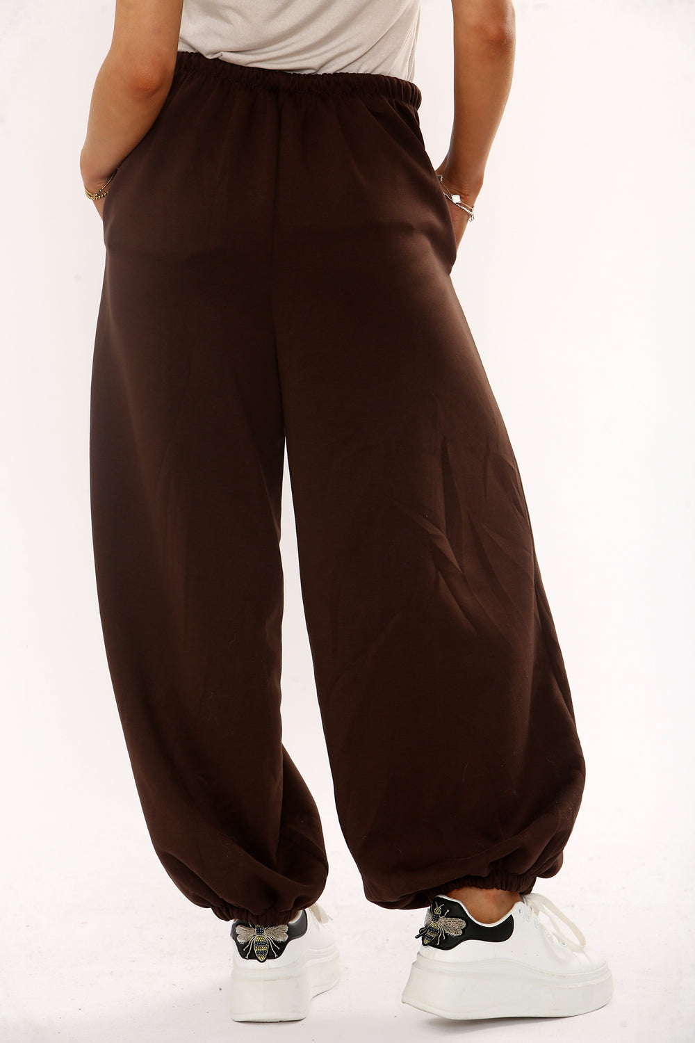 ELASTICATED WIDE LEG TROUSER (15339316871552) (15349697479040)