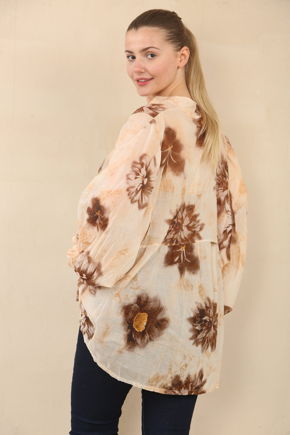 FLORAL BUTTON DETAIL TOP (15089492820352)