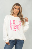 LOVE VIBES SLOGAN SWEAT (15089527849344)
