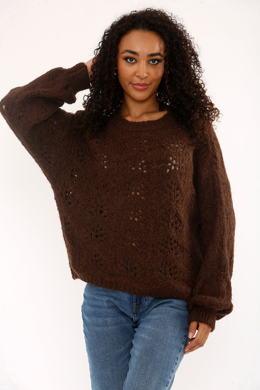 PATTERN KNITTED JUMPER (15351202546048)