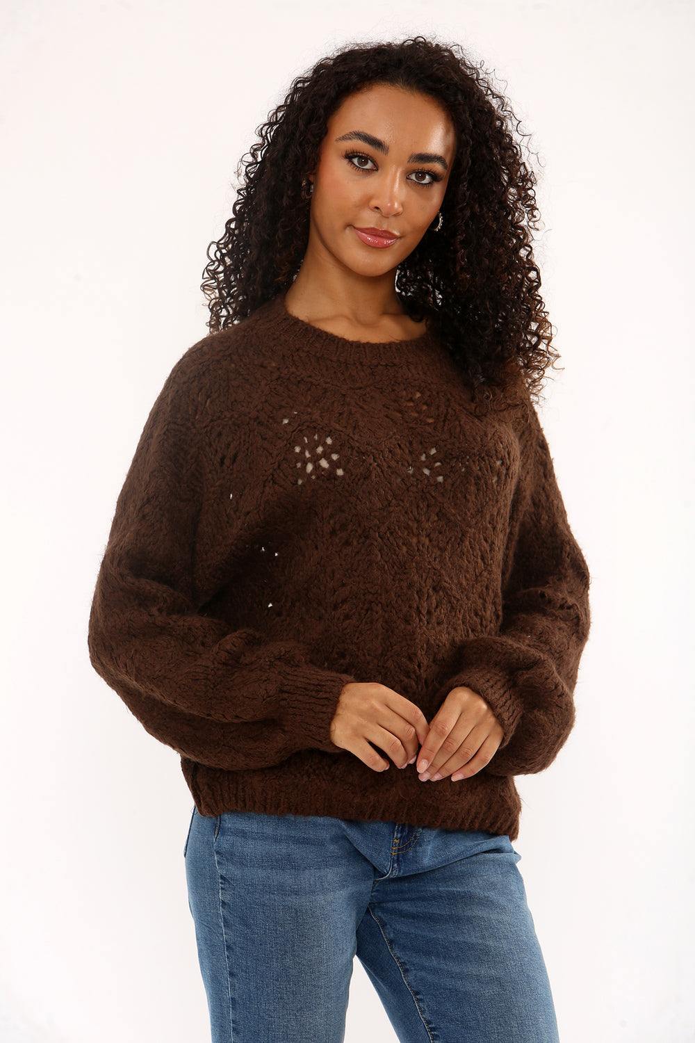 PATTERN KNITTED JUMPER (15351202546048)