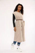 BELTED GOLD BUTTON WAIST COAT (15351257399680)