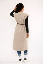 BELTED GOLD BUTTON WAIST COAT (15351257399680)