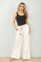 FLARE GOLDBELT TROUSER (15095597171072)