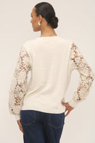 FLORAL LACE SLEEVE JUMPER (15287629971840)