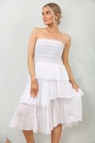 BANDEAU TIERED DRESS (15154258674048)