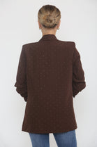 RHEINSTONE EMBELLISHED BLAZER