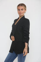RHEINSTONE EMBELLISHED BLAZER
