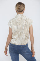 CURVE SEQUIN TOP