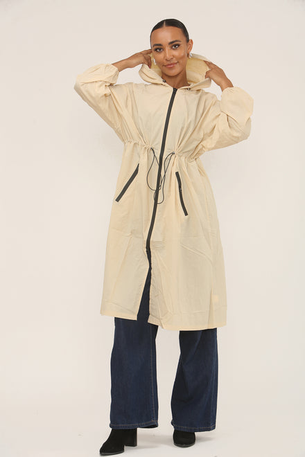 LONGLINE PULL STRING RAIN JACKET (15298868478336)