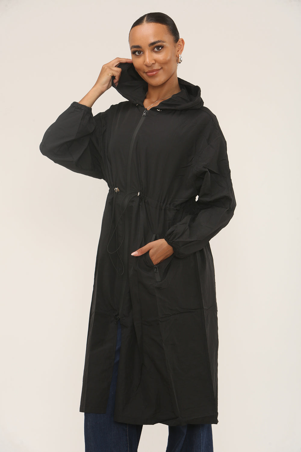 LONGLINE PULL STRING RAIN JACKET (15298869100928)