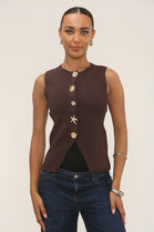 MULTIPE GOLD BUTTON KNITTED WAISTCOAT (15287103553920)