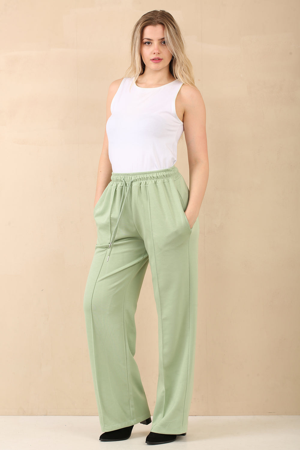 FRONT DETAIL PLAIN JOGGERS (14958409974144)