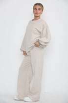 BALLOON SLEEVE LOUNGE SET