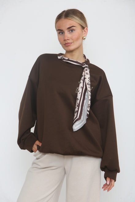 LEOPARD TWILLY SWEAT