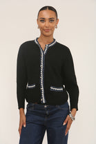 CARLY DENIM TRIM RIB BUTTON JUMPER (15287717069184)