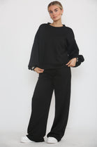 BALLOON SLEEVE LOUNGE SET