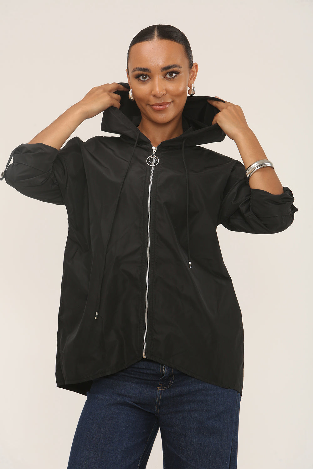 AMY TAG ZIP DETAIL RAINCOAT (15287377756544)