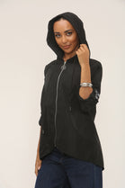 AMY TAG ZIP DETAIL RAINCOAT (15287377756544)