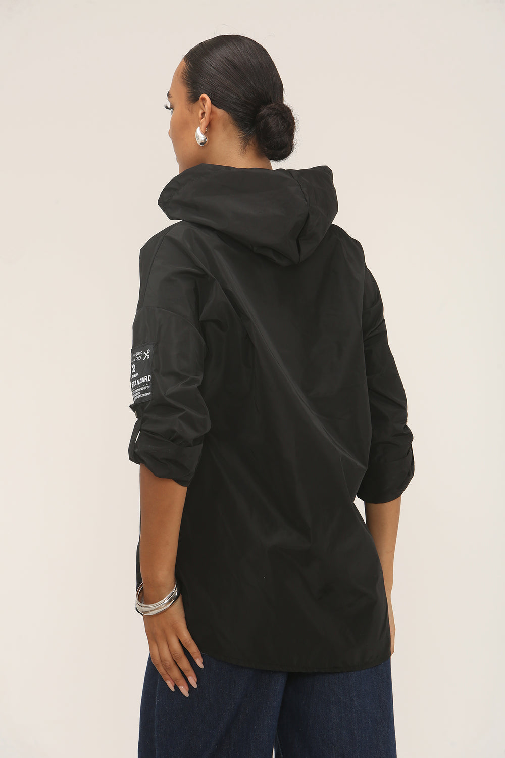 AMY TAG ZIP DETAIL RAINCOAT (15287377756544)