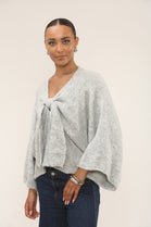 BOW PLAIN KNIT JUMPER (15298873328000) (15337556214144)