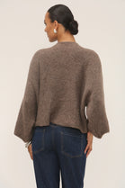 BOW PLAIN KNIT JUMPER (15298872082816)