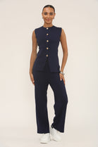 GOLD BUTTON WAIST COAT LOUNGE (15297232798080)
