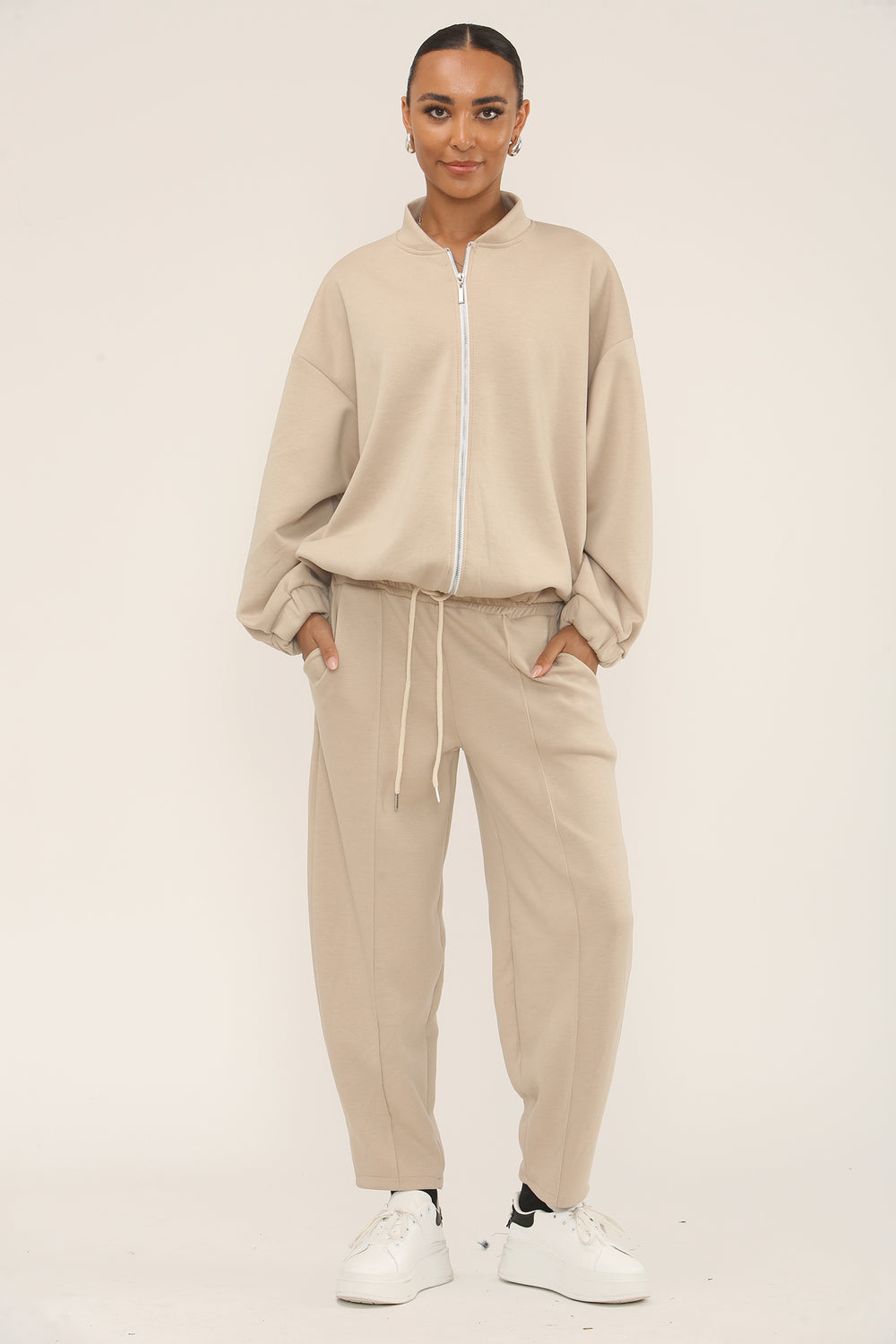ZIP JACKET BALOON BOTTOM SET (15287519805824)