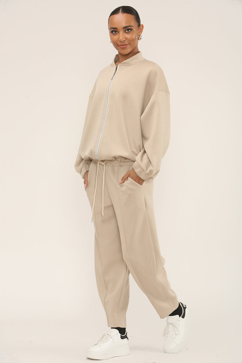 ZIP JACKET BALOON BOTTOM SET (15287519805824)