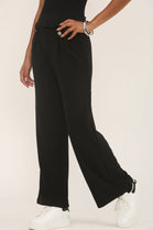 ADA GOLD BUTTON WAIST DETAIL TROUSER (15287166468480)
