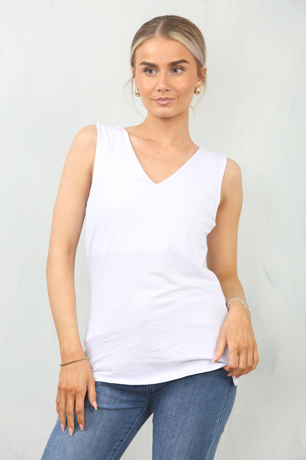 BASIC V-NECK VEST (15151328264576) (15227703460224)