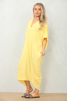 CAP SLEEVE OVERSIZED TUNIC DRESS (15116586779008) (15145817866624)