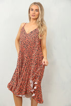 LEOPARD PLEATED SUN DRESS (15117575160192)