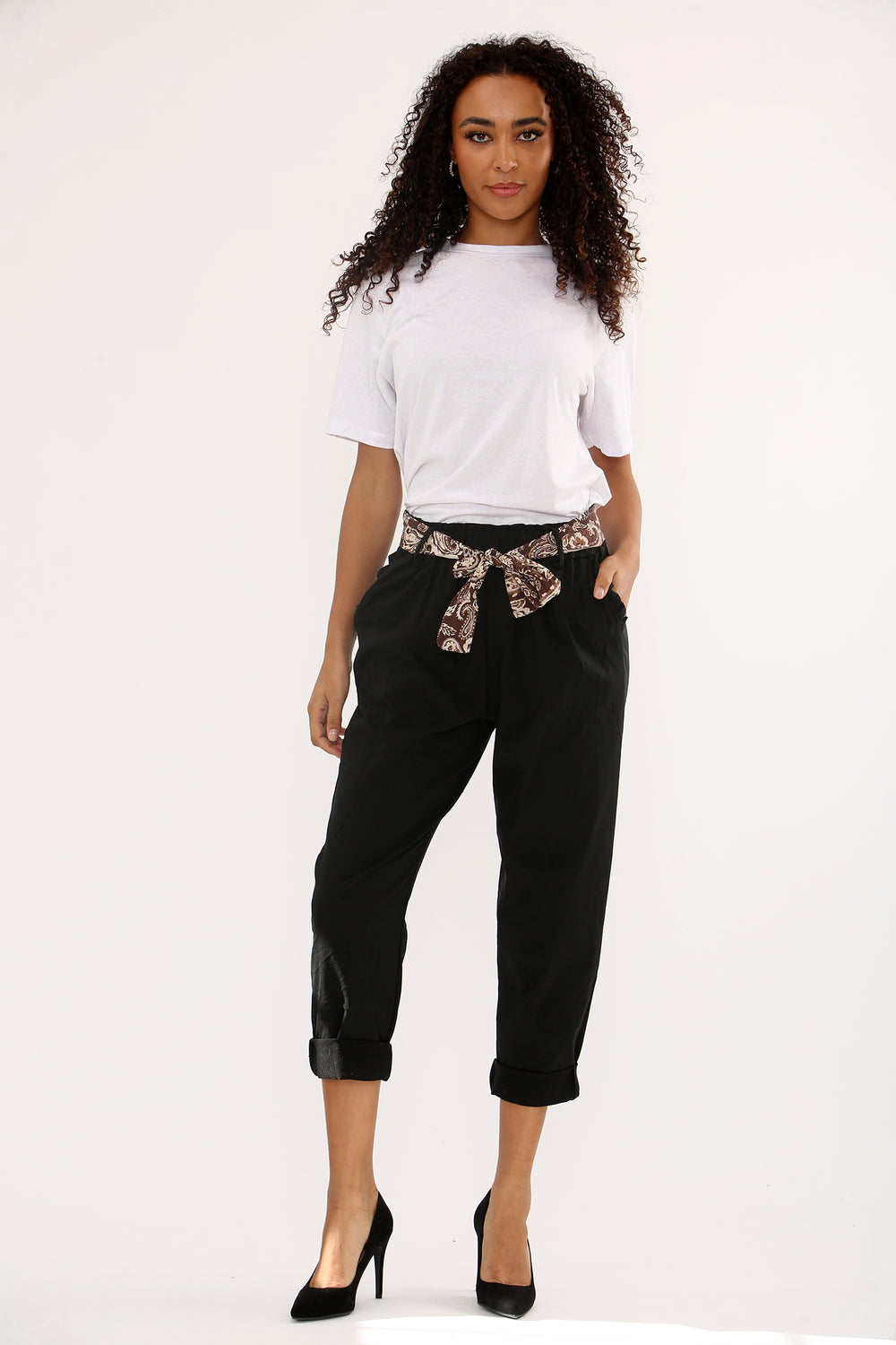 BELTED CROPPED TROUSER (15351293182336)