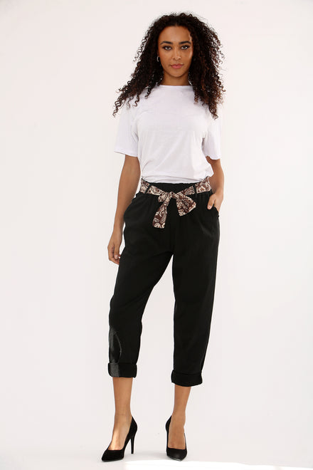 BELTED CROPPED TROUSER (15351293182336)