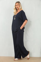 NECKLACE CAP SLEEVE LOUNGEWEAR (15135048630656)