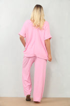 NECKLACE CAP SLEEVE LOUNGEWEAR (15135049220480)