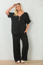 NECKLACE CAP SLEEVE LOUNGEWEAR (15135049777536)